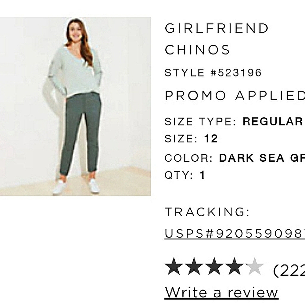 Girlfriend Chinos from Loft